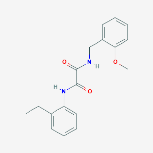 molecular formula C18H20N2O3 B4717264 N-(2-ethylphenyl)-N'-(2-methoxybenzyl)ethanediamide 