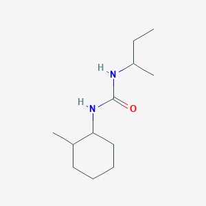 molecular formula C12H24N2O B4717327 N-(sec-butyl)-N'-(2-methylcyclohexyl)urea 