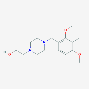 2-[4-(2,4-dimethoxy-3-methylbenzyl)-1-piperazinyl]ethanol