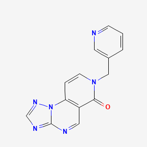 molecular formula C14H10N6O B4717452 7-(3-pyridinylmethyl)pyrido[3,4-e][1,2,4]triazolo[1,5-a]pyrimidin-6(7H)-one 