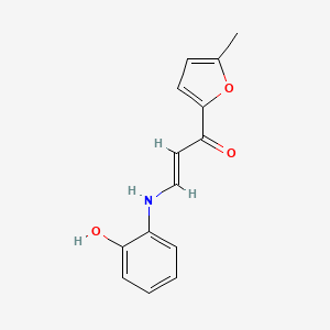 3-[(2-hydroxyphenyl)amino]-1-(5-methyl-2-furyl)-2-propen-1-one