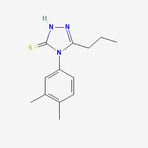 molecular formula C13H17N3S B4717702 4-(3,4-dimethylphenyl)-5-propyl-4H-1,2,4-triazole-3-thiol 