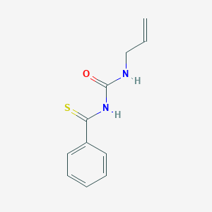 molecular formula C11H12N2OS B4717757 N-[(allylamino)carbonyl]benzenecarbothioamide 