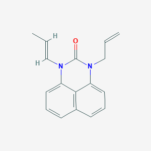 molecular formula C17H16N2O B4717791 1-allyl-3-(1-propen-1-yl)-1H-perimidin-2(3H)-one 
