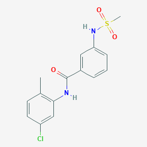N-(5-chloro-2-methylphenyl)-3-[(methylsulfonyl)amino]benzamide