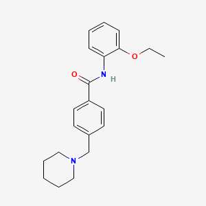N-(2-ethoxyphenyl)-4-(1-piperidinylmethyl)benzamide