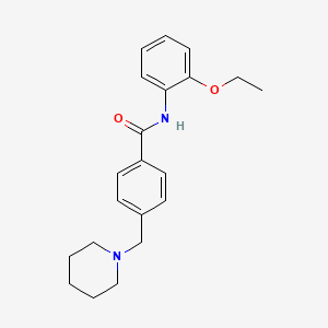 molecular formula C21H26N2O2 B4717833 N-(2-ethoxyphenyl)-4-(1-piperidinylmethyl)benzamide 