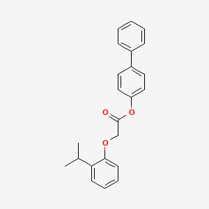 4-biphenylyl (2-isopropylphenoxy)acetate