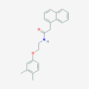 N-[2-(3,4-dimethylphenoxy)ethyl]-2-(1-naphthyl)acetamide