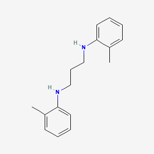 molecular formula C17H22N2 B4718065 (2-methylphenyl){3-[(2-methylphenyl)amino]propyl}amine 