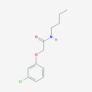 molecular formula C12H16ClNO2 B4718325 N-butyl-2-(3-chlorophenoxy)acetamide 