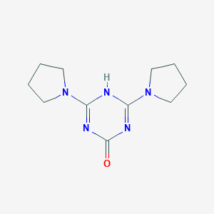 molecular formula C11H17N5O B471841 4,6-Dipyrrolidin-1-yl-1,3,5-triazin-2-ol CAS No. 37059-43-1