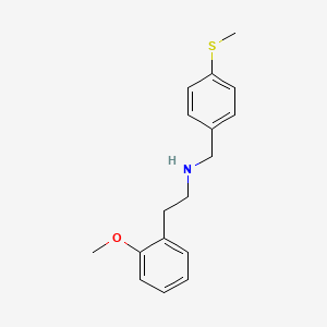 molecular formula C17H21NOS B4718477 2-(2-methoxyphenyl)-N-[4-(methylthio)benzyl]ethanamine 