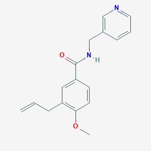molecular formula C17H18N2O2 B4718490 3-allyl-4-methoxy-N-(3-pyridinylmethyl)benzamide 