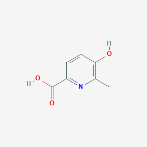 molecular formula C7H7NO3 B047185 5-Hydroxy-6-methylpyridine-2-carboxylic acid CAS No. 121447-41-4