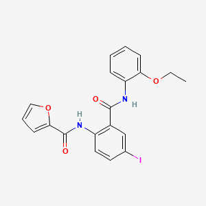 N-(2-{[(2-ethoxyphenyl)amino]carbonyl}-4-iodophenyl)-2-furamide