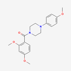molecular formula C20H24N2O4 B4718558 1-(2,4-dimethoxybenzoyl)-4-(4-methoxyphenyl)piperazine 