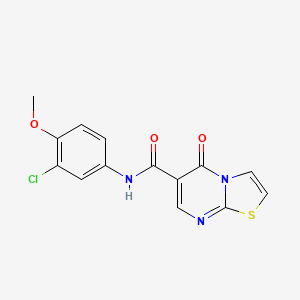 N-(3-chloro-4-methoxyphenyl)-5-oxo-5H-[1,3]thiazolo[3,2-a]pyrimidine-6-carboxamide