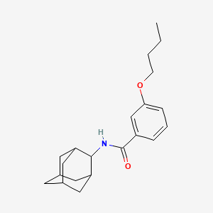 molecular formula C21H29NO2 B4718768 N-2-adamantyl-3-butoxybenzamide 