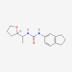 N-(2,3-dihydro-1H-inden-5-yl)-N'-[1-(tetrahydro-2-furanyl)ethyl]urea