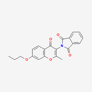 2-(2-methyl-4-oxo-7-propoxy-4H-chromen-3-yl)-1H-isoindole-1,3(2H)-dione