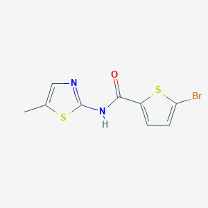5-bromo-N-(5-methyl-1,3-thiazol-2-yl)-2-thiophenecarboxamide