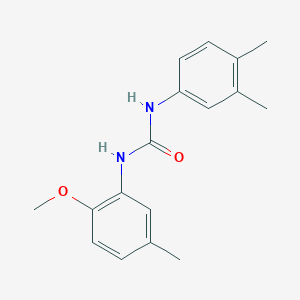molecular formula C17H20N2O2 B4719379 N-(3,4-dimethylphenyl)-N'-(2-methoxy-5-methylphenyl)urea 