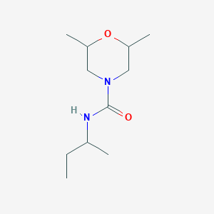 N-(sec-butyl)-2,6-dimethyl-4-morpholinecarboxamide