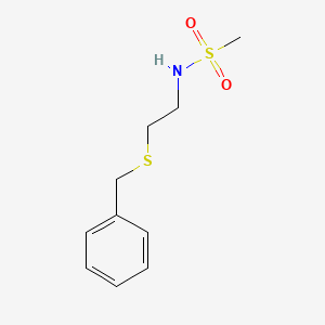 N-[2-(benzylthio)ethyl]methanesulfonamide