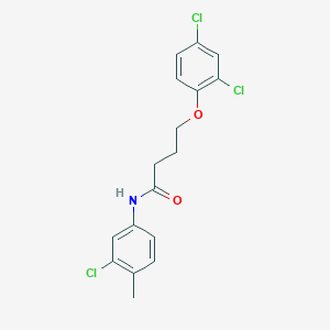 N-(3-chloro-4-methylphenyl)-4-(2,4-dichlorophenoxy)butanamide