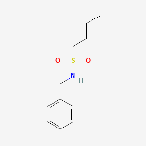 molecular formula C11H17NO2S B4719537 N-benzyl-1-butanesulfonamide 