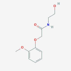 N-(2-hydroxyethyl)-2-(2-methoxyphenoxy)acetamide