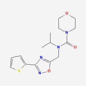 N-isopropyl-N-{[3-(2-thienyl)-1,2,4-oxadiazol-5-yl]methyl}-4-morpholinecarboxamide