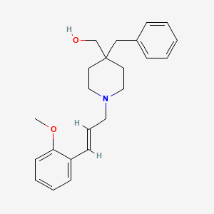 molecular formula C23H29NO2 B4719859 {4-benzyl-1-[(2E)-3-(2-methoxyphenyl)-2-propen-1-yl]-4-piperidinyl}methanol 