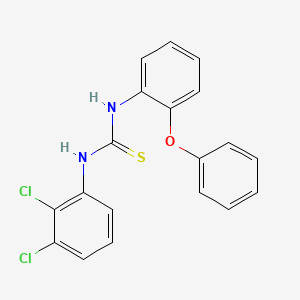 molecular formula C19H14Cl2N2OS B4719907 N-(2,3-dichlorophenyl)-N'-(2-phenoxyphenyl)thiourea 