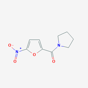 molecular formula C9H10N2O4 B4719946 1-(5-nitro-2-furoyl)pyrrolidine 