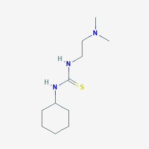 molecular formula C11H23N3S B4719997 N-cyclohexyl-N'-[2-(dimethylamino)ethyl]thiourea 