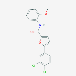 molecular formula C18H13Cl2NO3 B472006 5-(3,4-dichlorophenyl)-N-(2-methoxyphenyl)-2-furamide CAS No. 330828-86-9