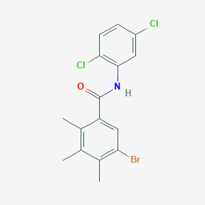 molecular formula C16H14BrCl2NO B4720176 5-bromo-N-(2,5-dichlorophenyl)-2,3,4-trimethylbenzamide 