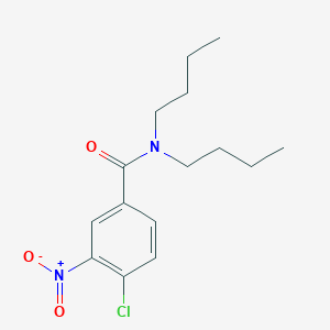 molecular formula C15H21ClN2O3 B4720306 N,N-dibutyl-4-chloro-3-nitrobenzamide 