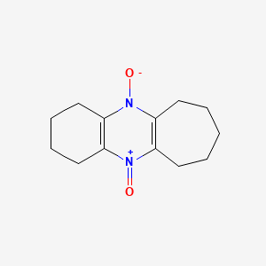 2,3,4,6,7,8,9,10-octahydro-1H-cyclohepta[b]quinoxaline 5,11-dioxide