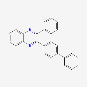 molecular formula C26H18N2 B4720531 2-(4-biphenylyl)-3-phenylquinoxaline 