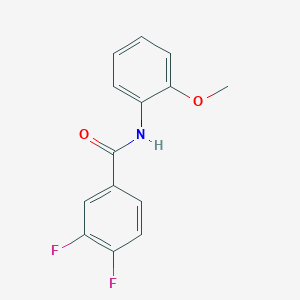 molecular formula C14H11F2NO2 B4720576 3,4-difluoro-N-(2-methoxyphenyl)benzamide 