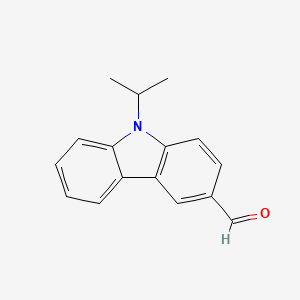 molecular formula C16H15NO B4720603 9-isopropyl-9H-carbazole-3-carbaldehyde CAS No. 88107-75-9