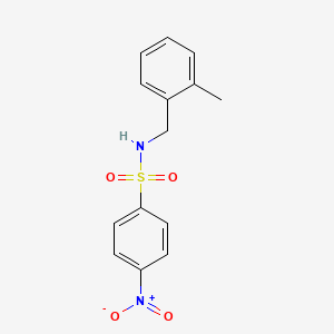 molecular formula C14H14N2O4S B4720689 N-(2-methylbenzyl)-4-nitrobenzenesulfonamide 
