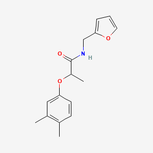 2-(3,4-dimethylphenoxy)-N-(2-furylmethyl)propanamide