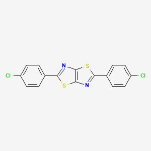 molecular formula C16H8Cl2N2S2 B4720848 2,5-bis(4-chlorophenyl)[1,3]thiazolo[5,4-d][1,3]thiazole 