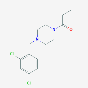 1-(2,4-dichlorobenzyl)-4-propionylpiperazine