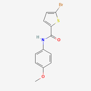 molecular formula C12H10BrNO2S B4720896 5-bromo-N-(4-methoxyphenyl)-2-thiophenecarboxamide 