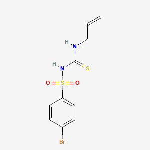 molecular formula C10H11BrN2O2S2 B4721045 N-[(allylamino)carbonothioyl]-4-bromobenzenesulfonamide CAS No. 99070-05-0